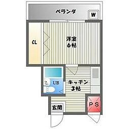 三恵ガーデンハイツ 6E