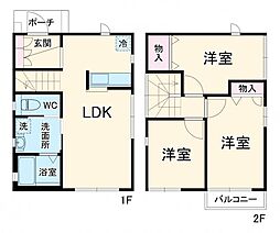 飯田町貸戸建3号棟 1