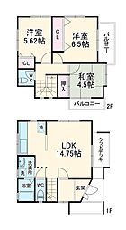 春日部市備後東1丁目の一戸建て