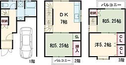 太秦乾町貸家