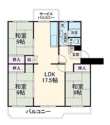 吹上団地　12号棟　1階