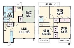 八千代市高津東4丁目戸建貸家 1