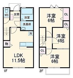 羽島郡岐南町薬師寺6丁目の一戸建て