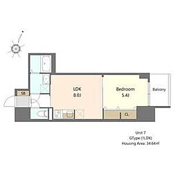 S-RESIDENCE阿波座bouncy 407