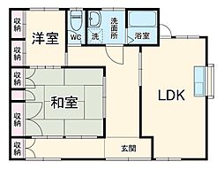 富部区公会堂前貸家