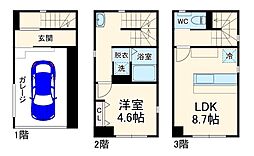 横浜市南区中村町2丁目の一戸建て