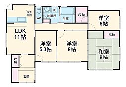 岡崎市明大寺町字衣下道の一戸建て