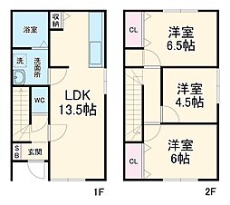 各務原市那加新田町2丁目の一戸建て