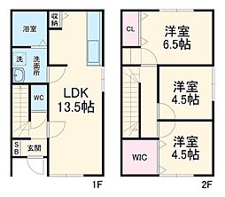各務原市那加新田町2丁目の一戸建て