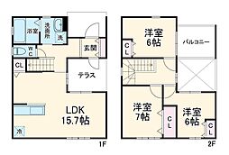ブリアシエル新居 D