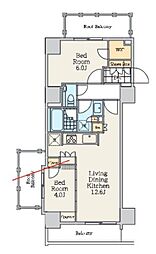 クレストコート中野富士見町 901