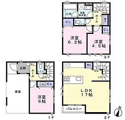 平安町一丁目貸家 1