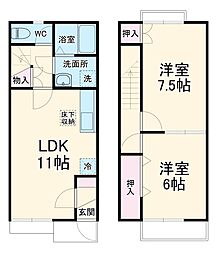 岐阜市六条大溝1丁目の一戸建て