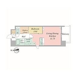 セレニテフラン谷町四丁目 1402