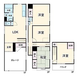 六実七丁目貸家 1