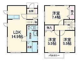 川口市戸塚東1丁目の一戸建て