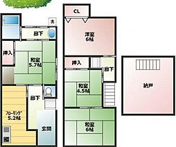 原谷乾町貸家 1