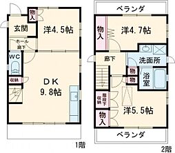 太秦西蜂岡町貸家 1