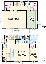 大泉町4丁目貸家 1