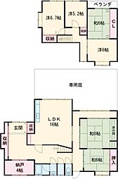 梅が丘3丁目貸家 1