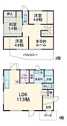 小室長島貸家 1