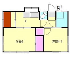 久野鈴木貸家Ｄ 1