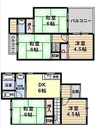 大原野東野町貸家 1
