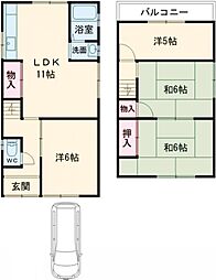 伯太4丁目貸家 1