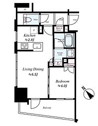 レーベン福岡天神ＯＮＥ　ＴＯＷＥＲ 408