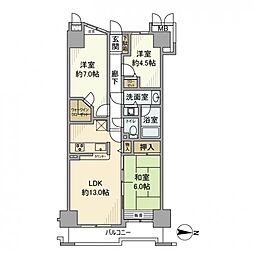 ベルシャトウ立川 1106