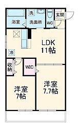 メゾンブランシュ北柏 202