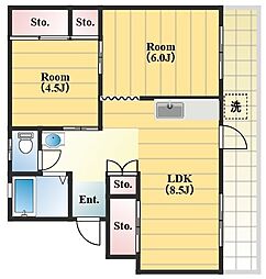 稲毛団地18号棟 405