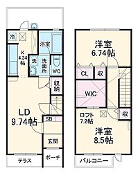 プレジール妙典Ｂ棟 2