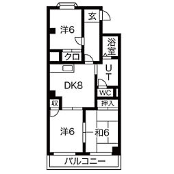 メゾン・ド・キャッスル 3B