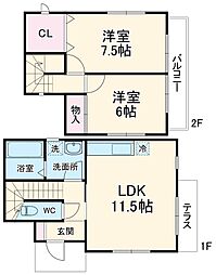 メゾネット業駒 A