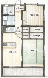 ヒルズ小名川wing β 102
