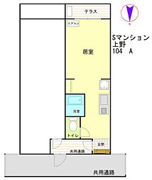 Ｓマンション上野 104A