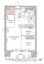 ブランシエスタ浅草蔵前 1307