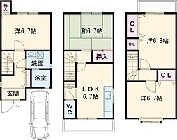 八条内田町貸家 11