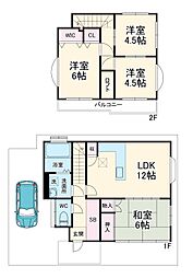 鴻巣市鴻巣戸建て貸家 1