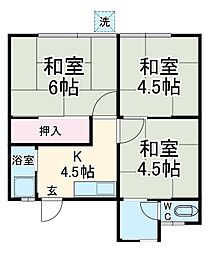 花長茶木島連棟借家 S-1