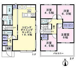 野田市柳沢戸建(駐車場1台) 1