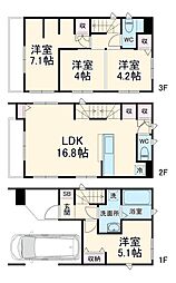 QLAZOさいたま市大宮区三橋戸建　2号棟 1