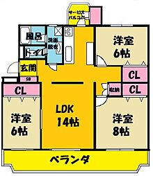 稲毛マリンハイツ1−6号棟 503