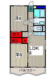 ハピネス指扇　壱番館 201