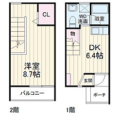 川崎市中原区下新城1丁目の一戸建て