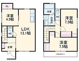 南天白戸建Ｄ棟 Ｄ