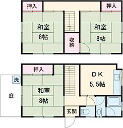 京都市右京区北嵯峨名古曽町の一戸建て