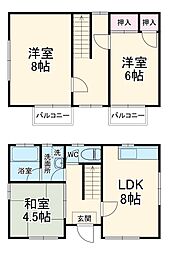 丹羽郡扶桑町大字山那字屋敷地の一戸建て