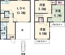 ブリージングタウン百草園Ａ1 2